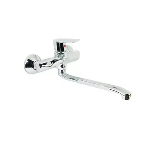Somany Single Lever Sink Mixer Signature Collection Rime Series Chrome Finish Metal Body Wall Mount, 272110710081