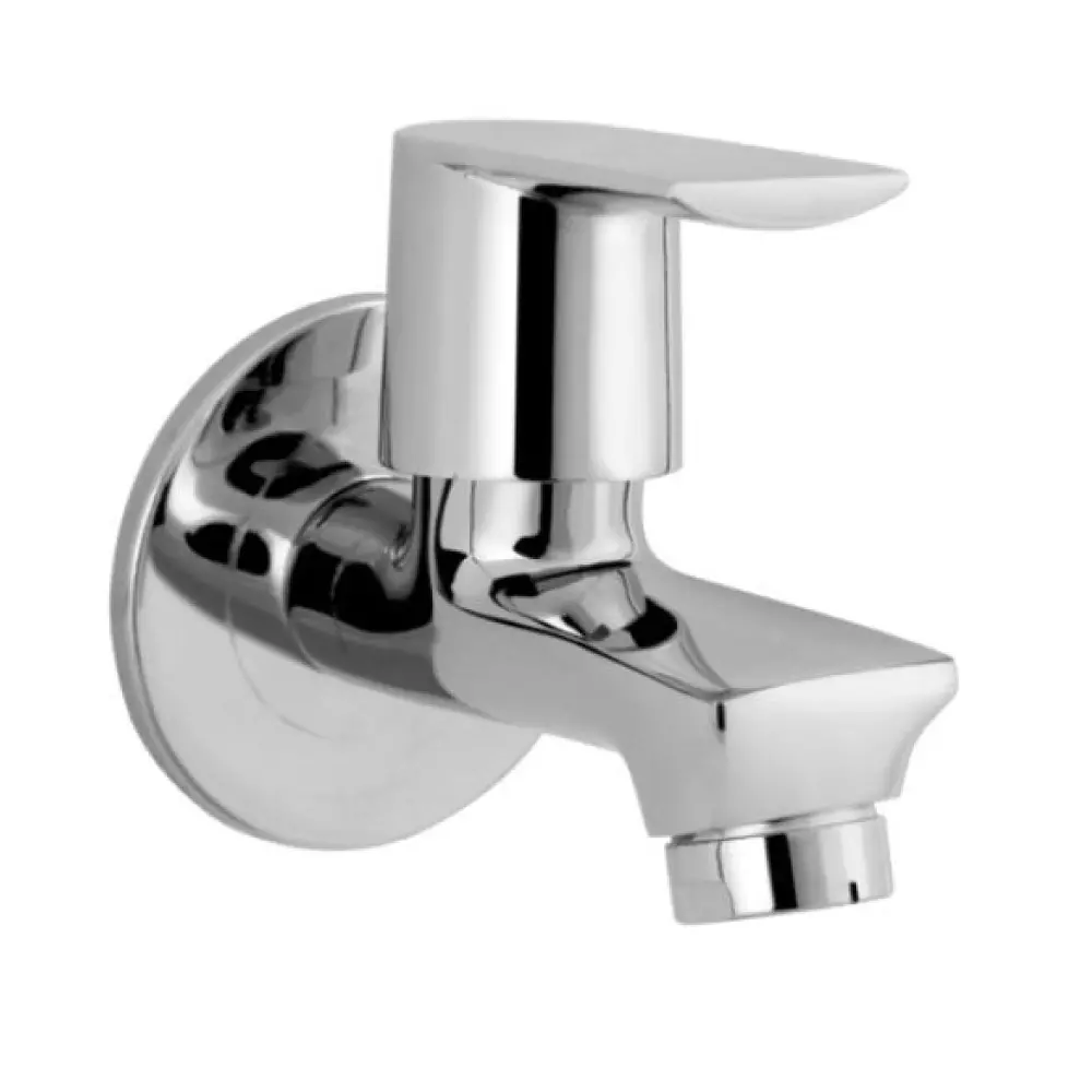 Somany Bib Tap Signature Collection Rime Series Chrome Finish Metal Body Wall Mount, 272210710021