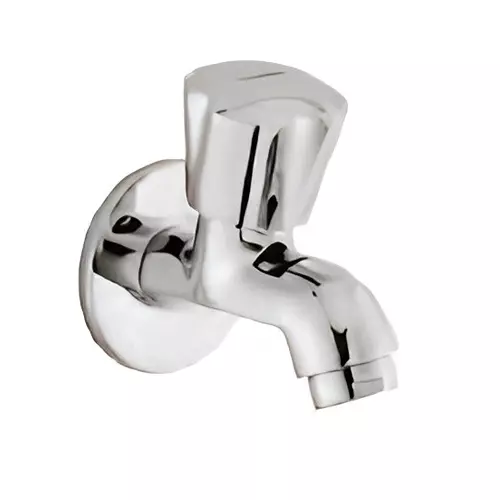 Somany Bib Tap Signature Collection Ether Series Chrome Finish Metal Body Wall Mount, 272210150021