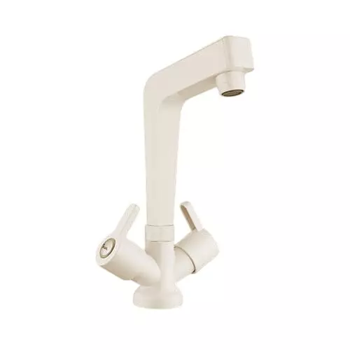 TRIJAL Dolphin Center Hole Basin Mixer Ivory, DOL-117 (Pack of 12)