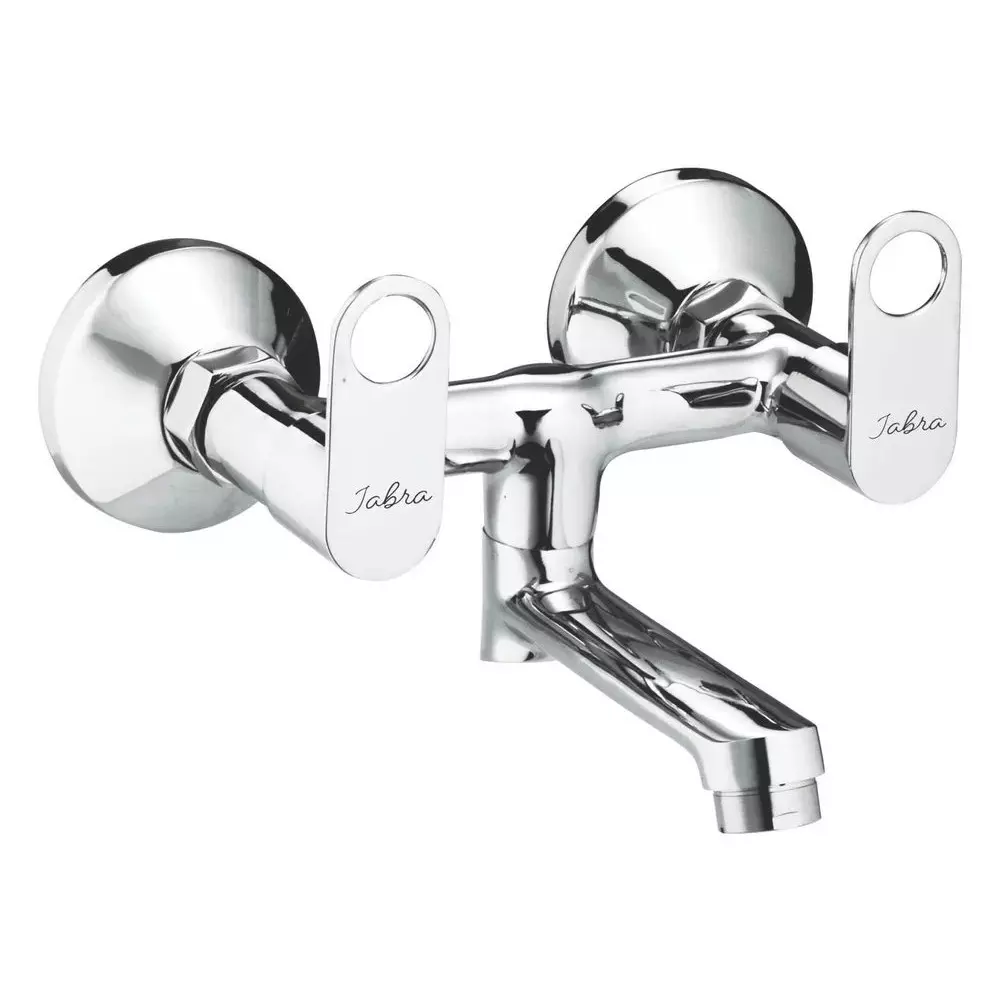 Jabra Non-Telephonic Mixer Oreo Series Brass Chrome Finish Wall Mount Silver