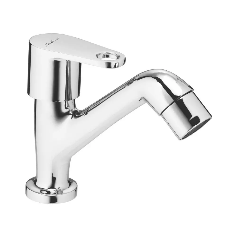 Jabra Pillar Cock Sky Series Brass Chrome Finish Deck Mount Silver