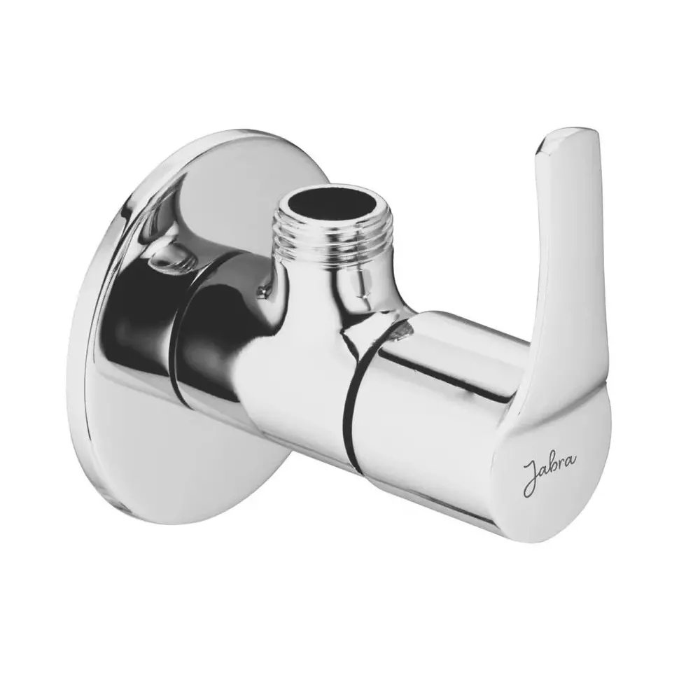 Jabra Angle Cock (M) Brizo Series Brass Chrome Finish Wall Mount Silver