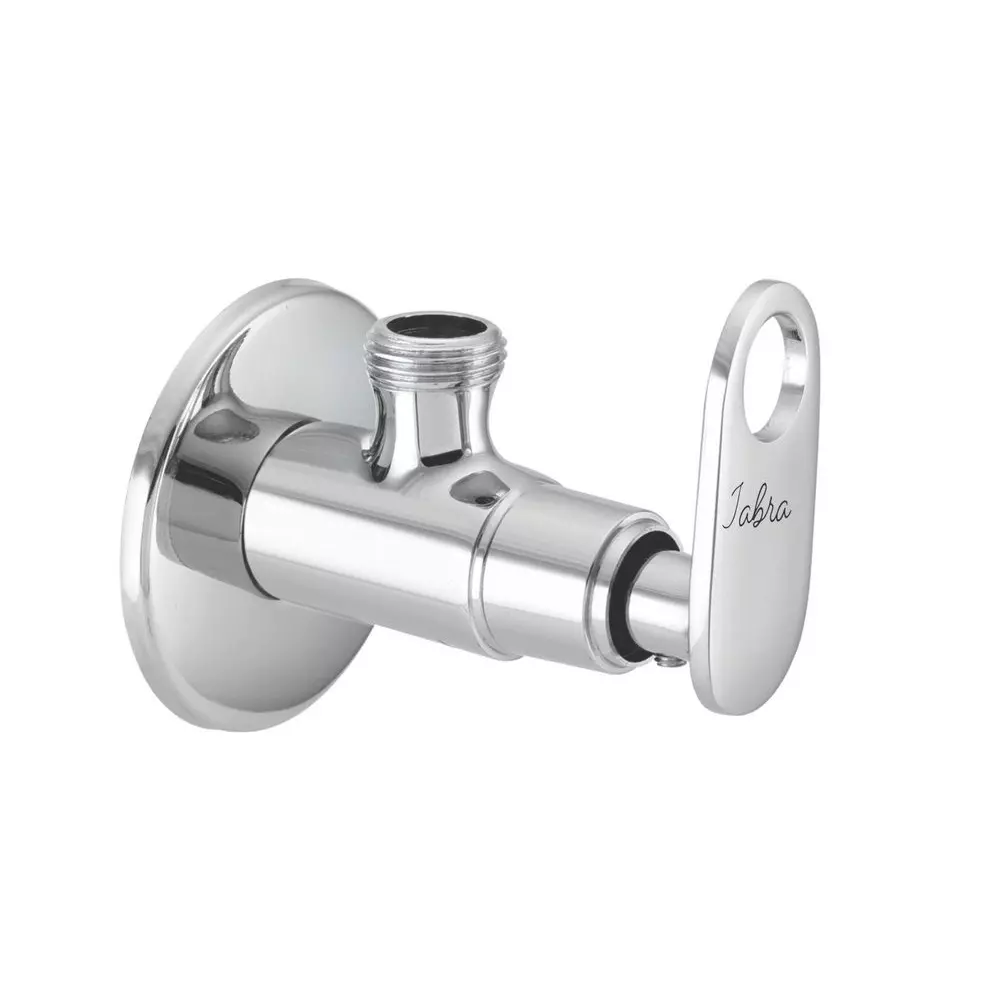 Jabra Angle Cock (M) Prime Series Brass Chrome Finish Wall Mount Silver