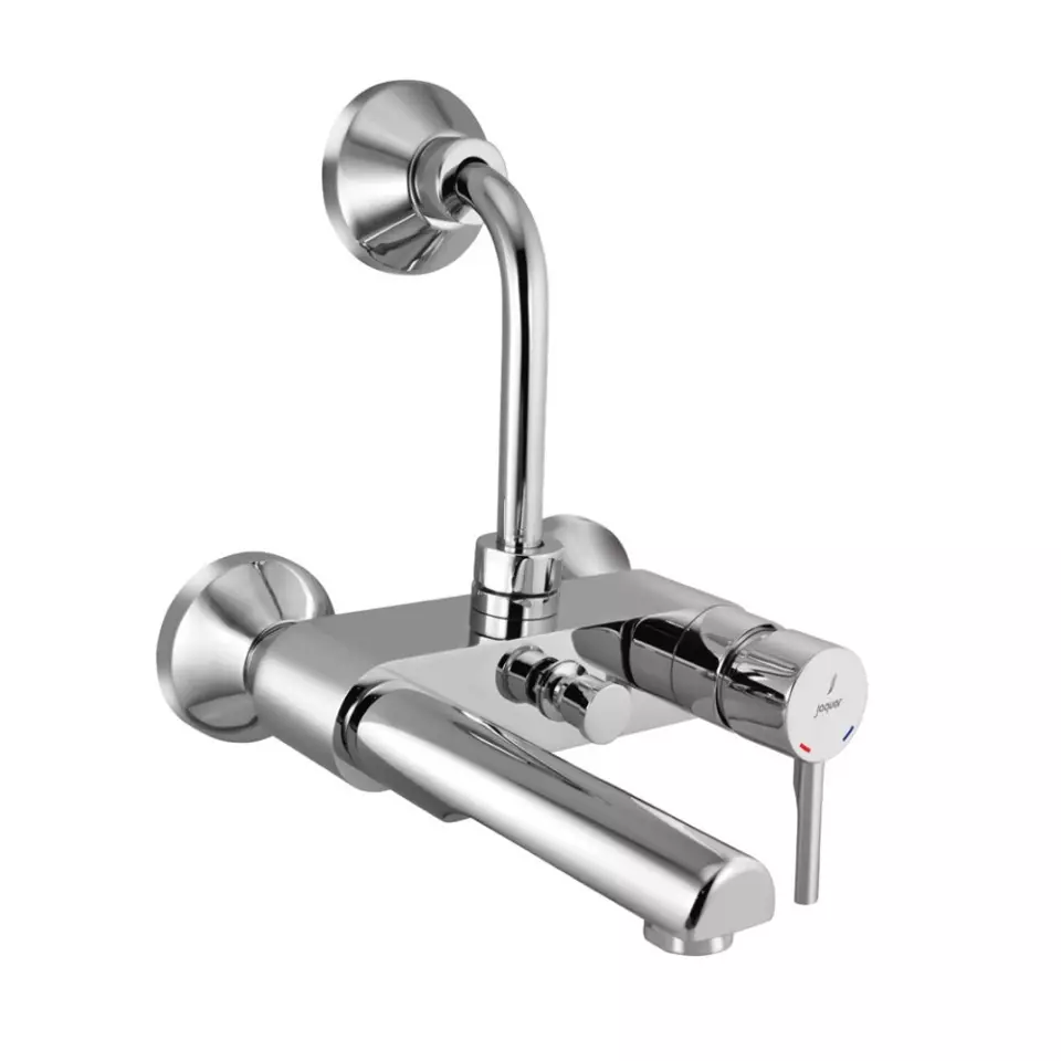 Jaquar Single Lever Wall Mixer with Provision Florentine Prime Series Chrome Finish, FLP-5117PM