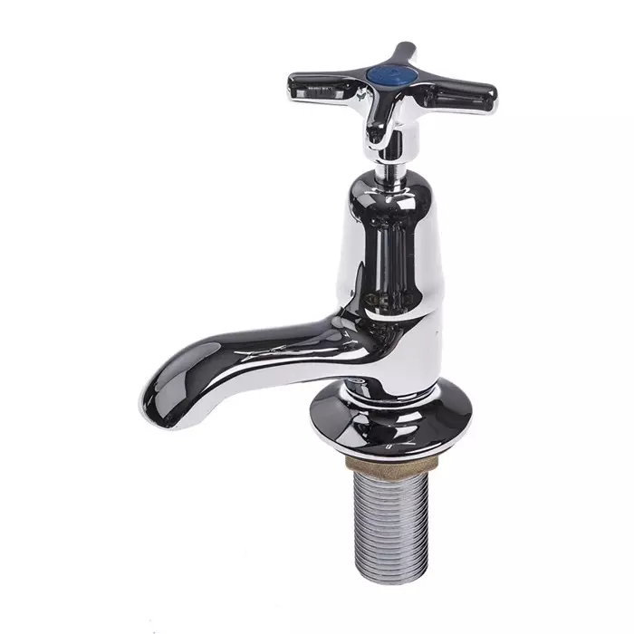 Pegler Yorkshire Chrome Plated Brass Twist Handle Cold Basin Tap 1/2in, 301017