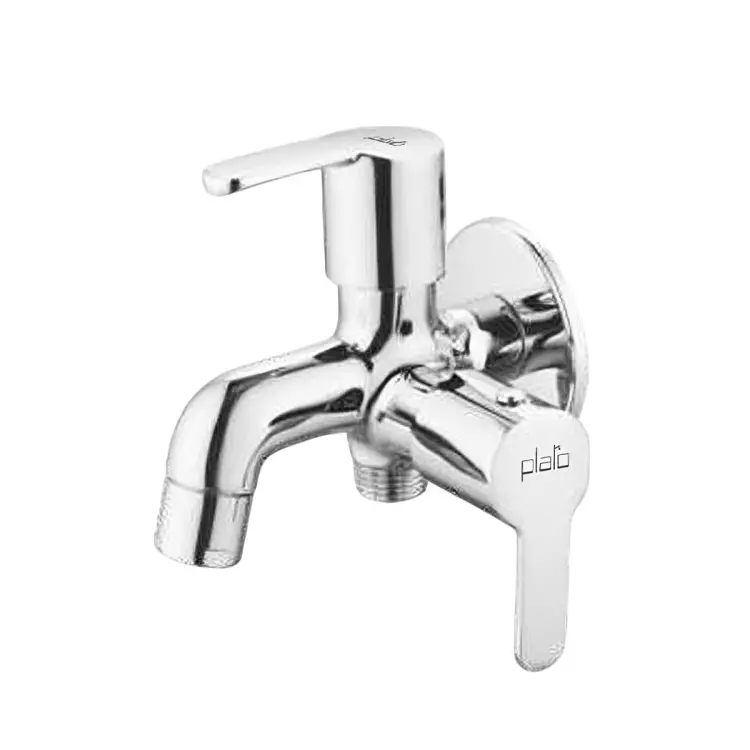 PLATO NEW AVOKA Series Bib Cock Two Way Wall Mount Silver, AMC 006