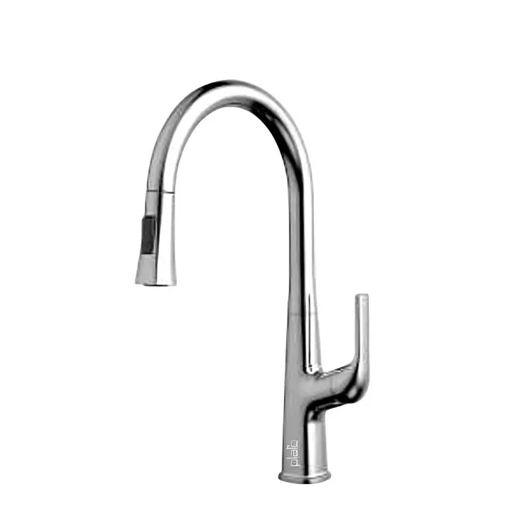 PLATO GLAMOUR Series Single Lever Sink Mixer with Pull-out Spout Table Mount Chrome, KF-115