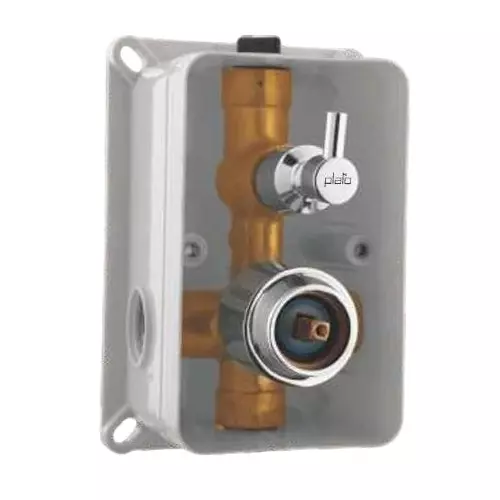 PLATO Superflow Single Lever Divertor 40 mm (Hydroplast) ITALY Silver, 315