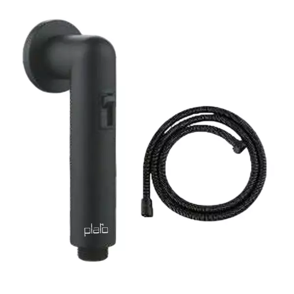 PLATO MAGNETIC Series Health Faucet Set Matt Black with 1 m SS 304 Tube, 7374 BK