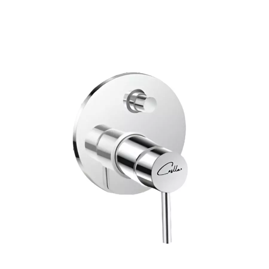 CASLLA Exposed Part Kit for 3 Inlet Divertor Cobalt Series Brass Chrome Finish Silver, CAT-CHR-922306