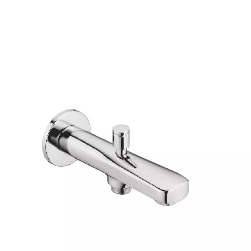 CASLLA Bath Tub Spout with Tipton Button Coupe Series Brass Chrome Finish Silver, CPE-CHR-742308
