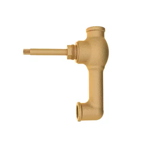 IVAS Penta Rose Gold Concealed Part of Wall Mounted Basin Cock With 2 mm Thick Solid Flange, Spout and Operating Lever, IM12009061