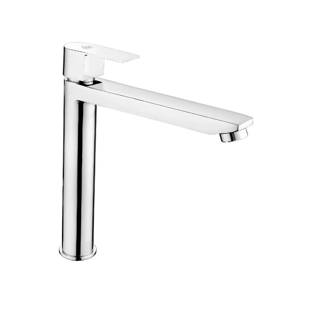 AR5H Modern Pillar Sink Faucet Water Tap Brass Chrome Finish 25.40 cm (10 inch) 730 g, ARIA-006