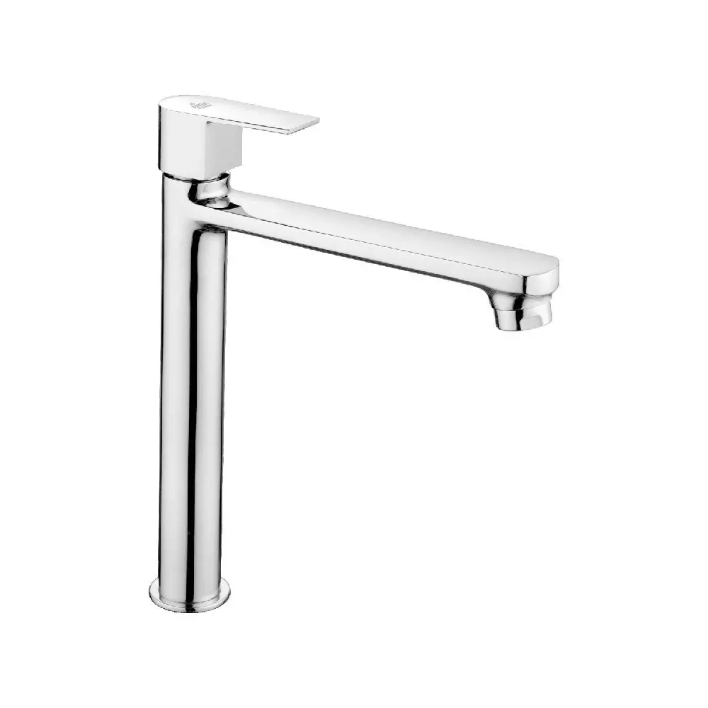 AR5H Modern Extended Tall Body Pillar Sink Faucet Water Tap Brass Chrome Finish 20.32 cm (8 inch) 724 g, ARIA-005