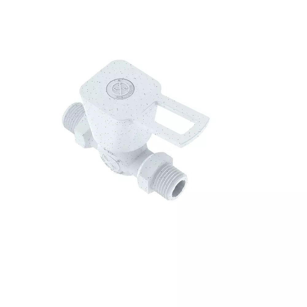 RN PTMT Love Collection Male Thread Stop Tap Marble Polybag Packaging Type 1/2 Inch (15 mm) Size, RNLOB18B39