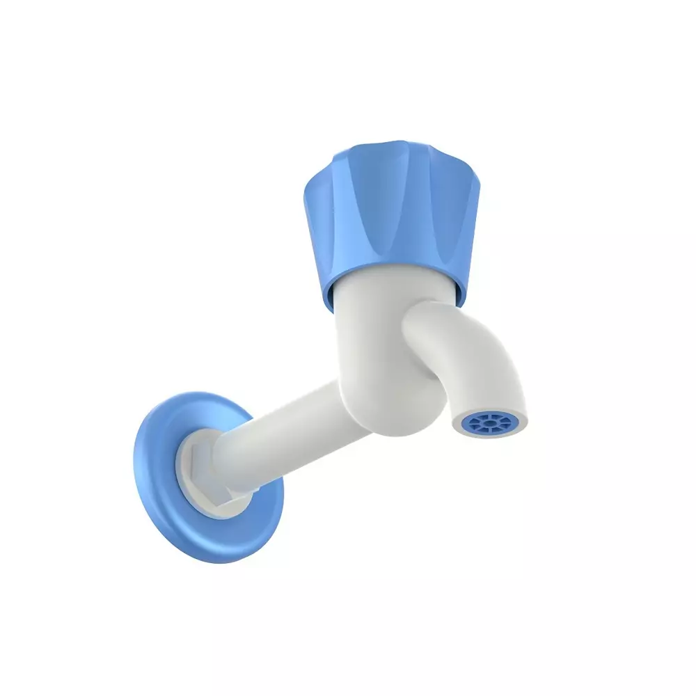 rn-aroma-collection-foam-flow-long-body-bib-tap-with-flange-white-blue-box-packaging-type-12-inch-15-mm-size-for-kitchen-bathroom-use