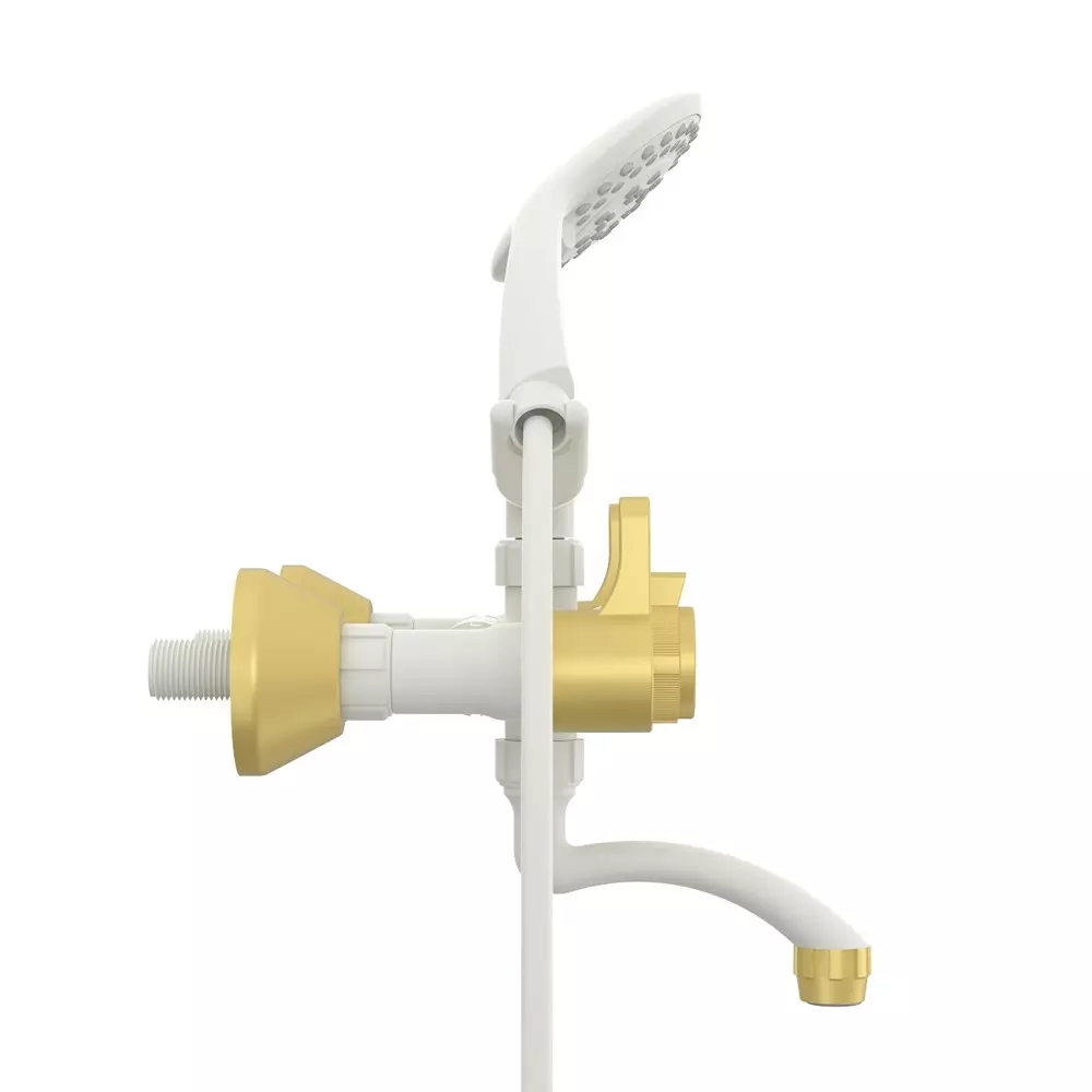 rn-wall-mixer-telephonic-tap-with-crutch-ptmt-white-bright-gold-12-inch-15-mm-size-for-kitchen-bathroom-use-rnprb37a12-without-hand-sower-tube