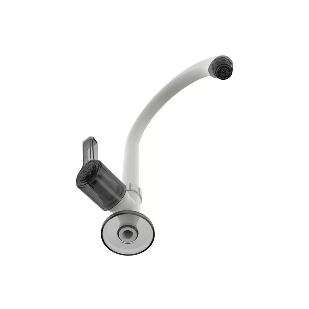 rn-swan-neck-tap-with-flange-table-mounted-ptmt-white-charcoal-12-inch-15-mm-size-for-kitchen-bathroom-use-rnwin21f10