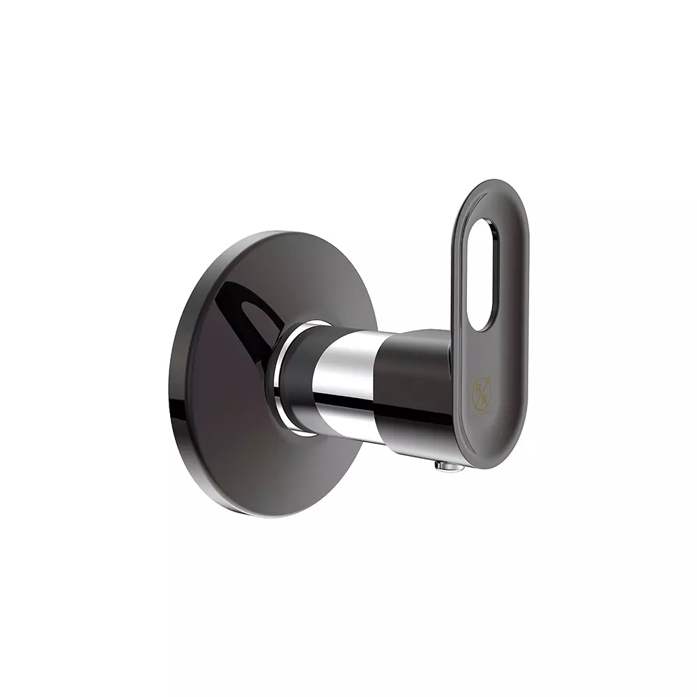 RN Expose Tap Black Chrome 1 Inch (25 mm) Size for Bathroom & Toilets Use, RNAMA26G40