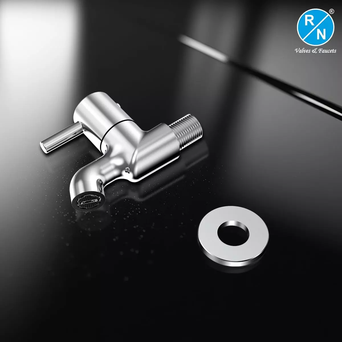 rn-rose-pro-collection-bib-tap-with-flange-12-inch-15-mm-size-chrome-plated-stainless-steel-rnrop24g13