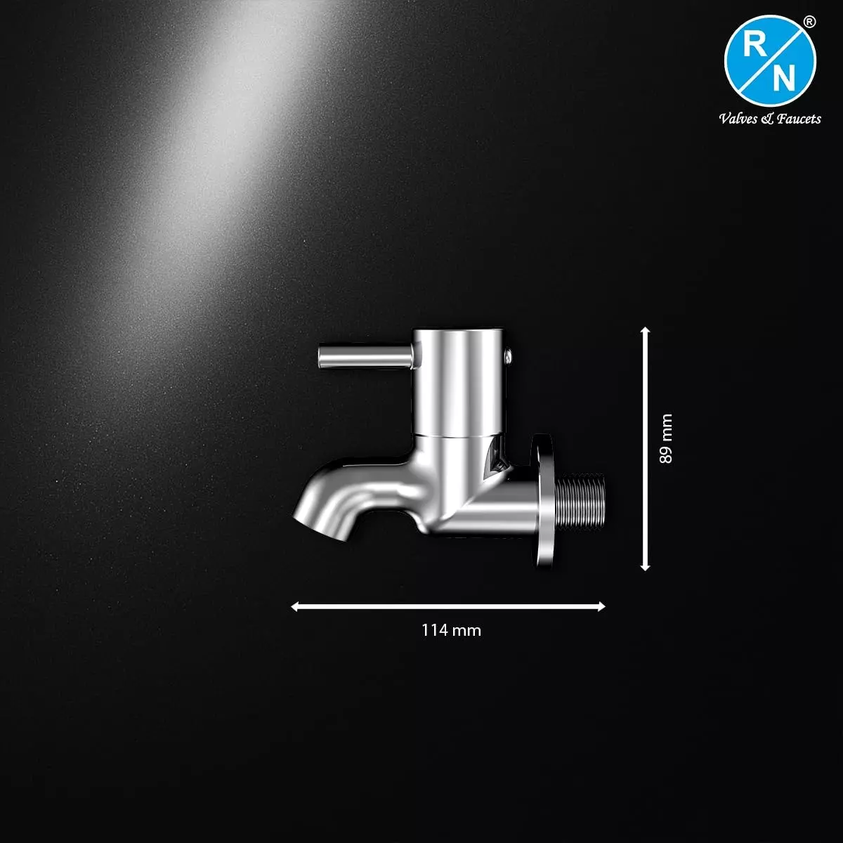 rn-rose-pro-collection-bib-tap-with-flange-12-inch-15-mm-size-chrome-plated-stainless-steel-rnrop24g13