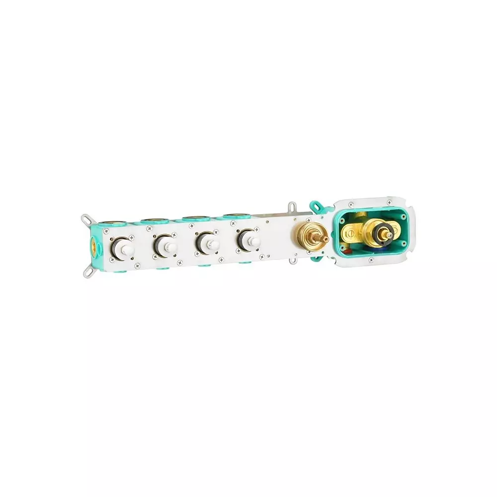 Parryware Harmony Thermostatic Diverter Concealed Body 4-Way Chrome, T5154A1