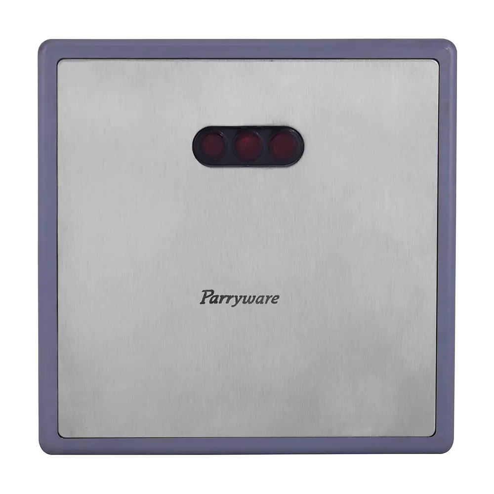 Parryware Sonar Electronic Flush Valve Concealed DC Stainless Steel Wall Mount Chrome Finish, C829599