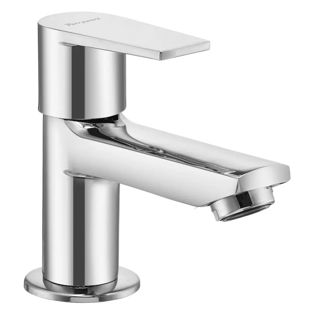 Parryware Praseo Pillar Tap Single Lever Stainless Steel Deck Mount Chrome Finish, G5801A1