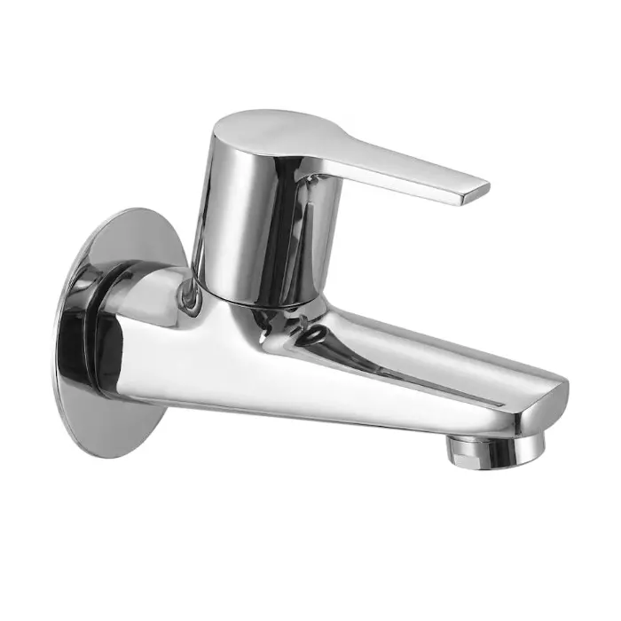 PLUMBER Ecoline Series Evion Range Bib Tap With Foam Flow, Chrome Finish and Wall Mounted, EVN-0202