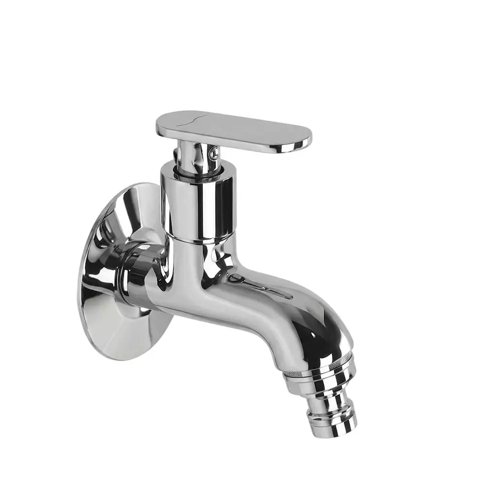 PLUMBER Ecoline Series Eva Range Washing Machine Tap, Wall Mounted and Chrome Finish, EVA-0215