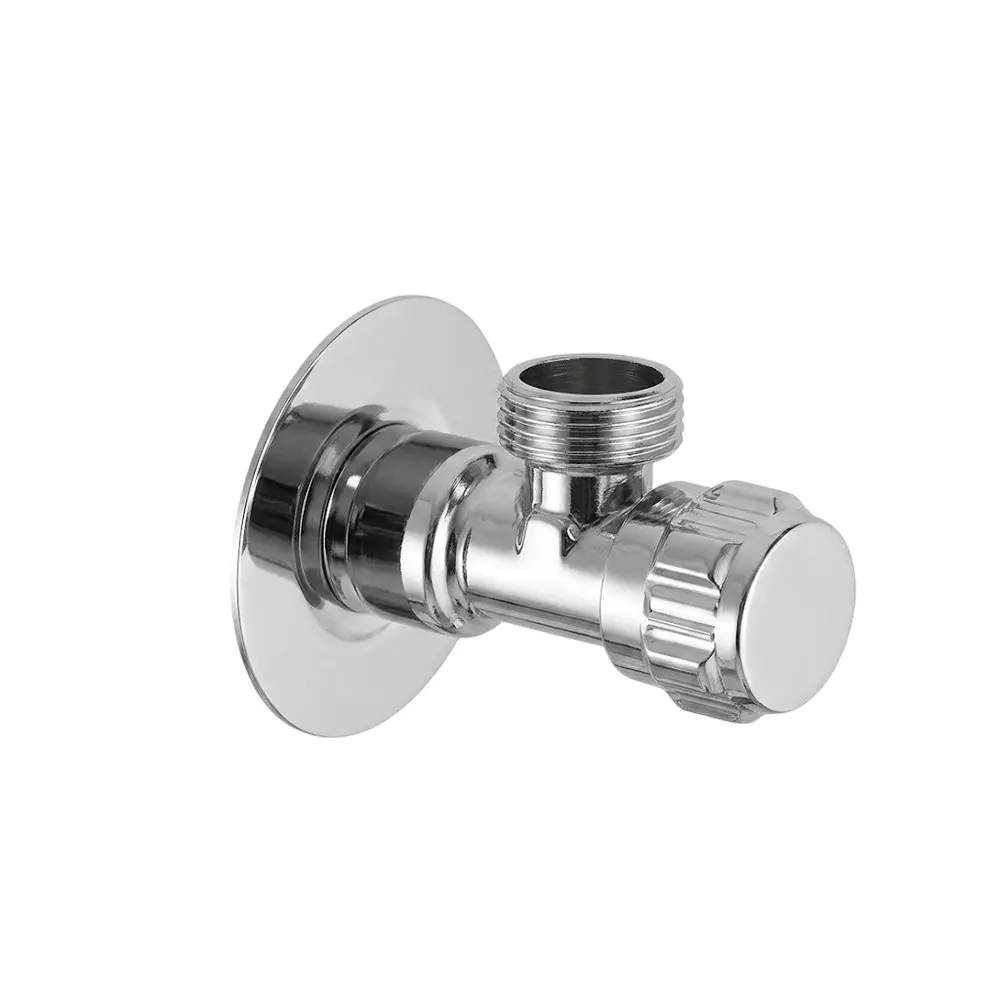 PLUMBER Ecoline Series Angle Tap Universal with ABS Chrome Plated Knob, Wall Mounted, EU-0520