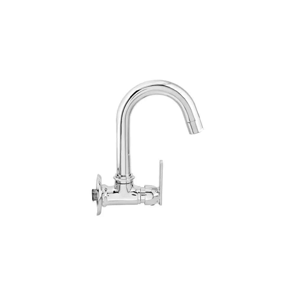 cera-titanium-single-lever-sink-tap-with-long-swivel-spout-wall-flange-6-inch-150-mm-silver-wall-mounted-for-bathroom-use-f1003251