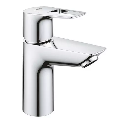 Buy Grohe Bauloop Basin Mixer Tap Brass Chrome Finish Silver, 23876001 from Industrybuying.com