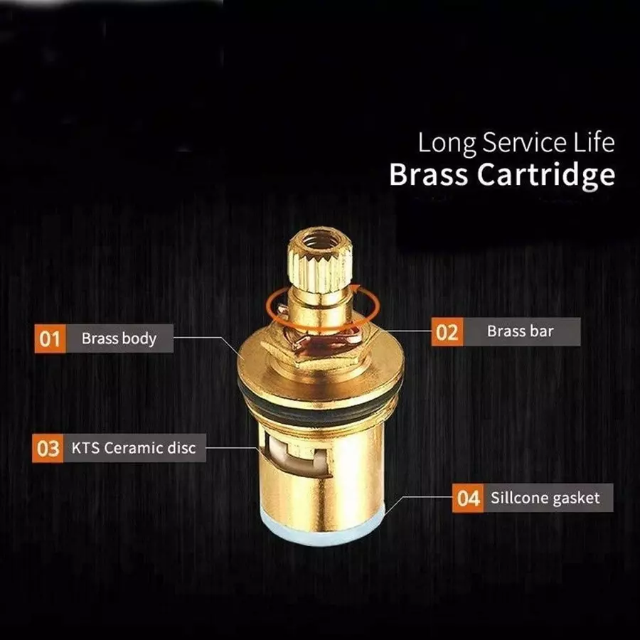 Fastgear Turbo Angle Valve Stainless Steel Chrome Finish Silver, FG1227 (Pack of 8)