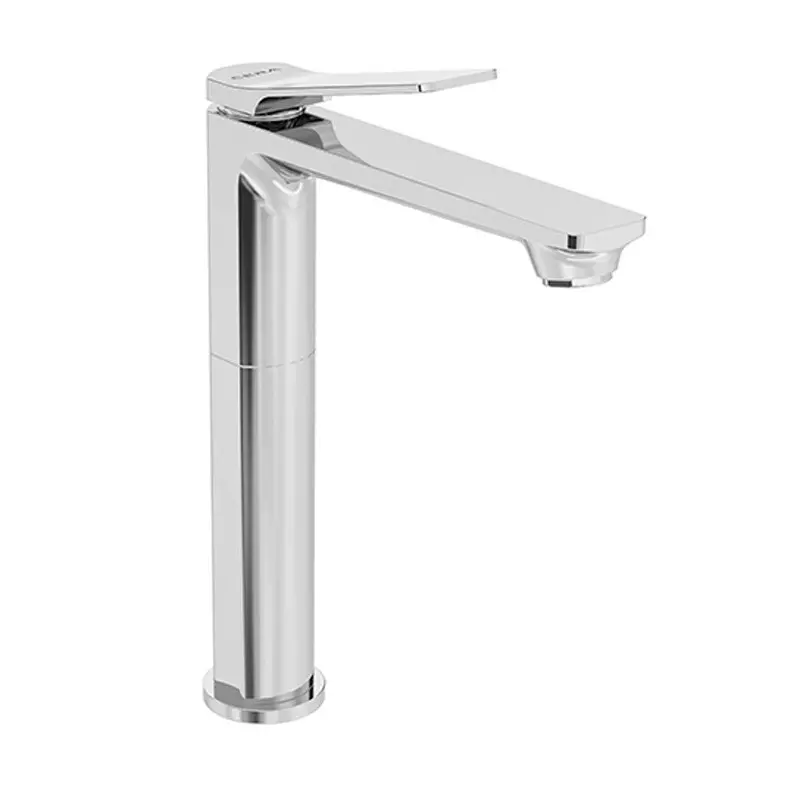 CERA Sylvina Basin Mixer Single Lever Deck Mount Chrome Plating Chrome, F1021452