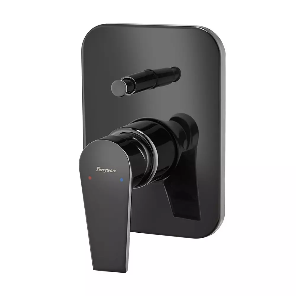 parryware-ultra-high-flow-diverter-upper-trim-praseo-shiny-black-chrome-finish-g5886a5