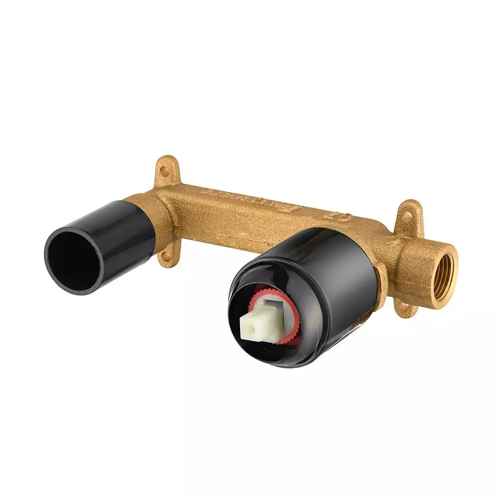 Parryware Concealed Body Basin Mixer Shiny Black Chrome Finish, G9002A5