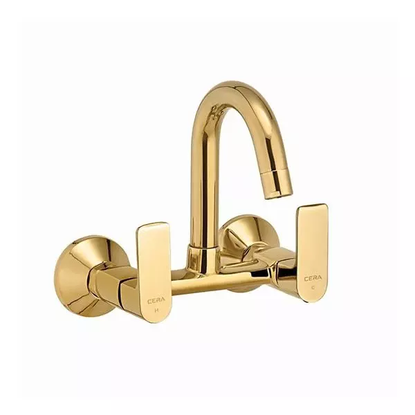 CERA RUBY Basin Mixer Quarter Turn Wall Mount, F1005502 Series