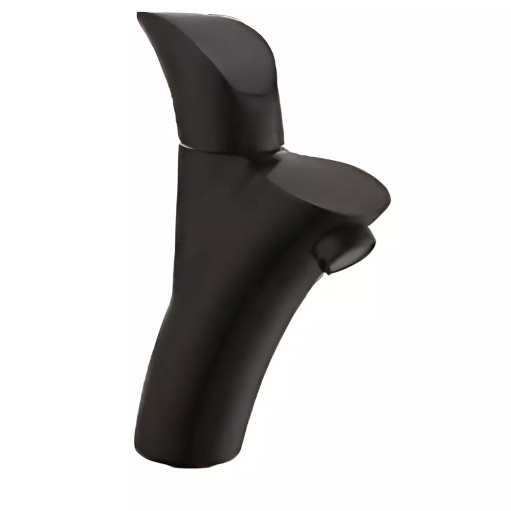 Somany Single Lever Basin Mixer French Collection Liana Series All Black Deck Mount, 272111390081