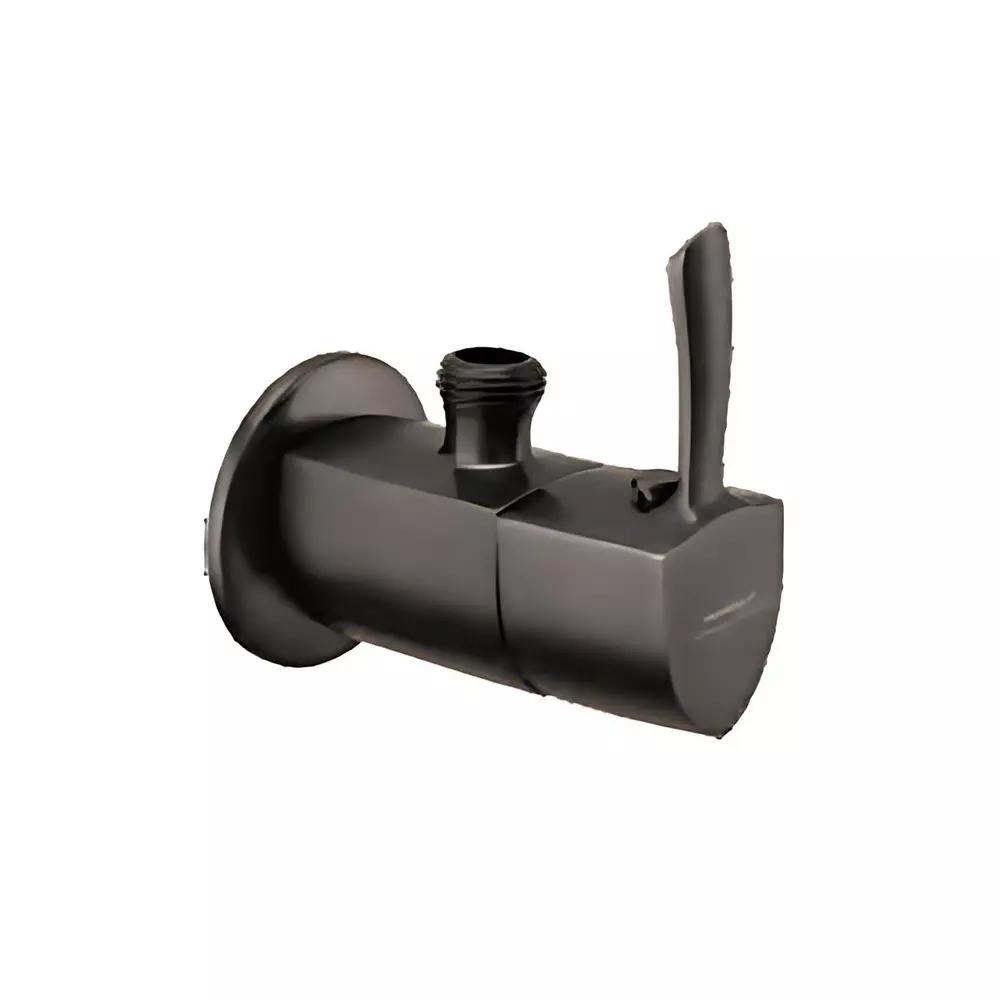 Somany Angle Valve French Collection Arizona Series Gun Metal Finish Metal Body Wall Mount, 272211400131