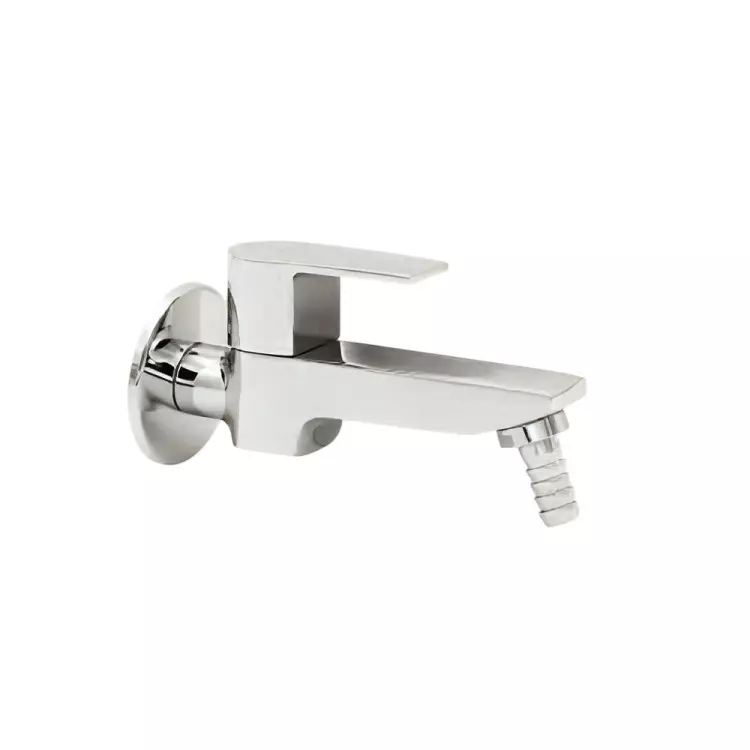 Somany Bib Tap with Nozzle Signature Collection Bellis Series Chrome Finish Metal Body, 272211110231