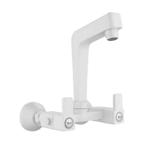 TRIJAL Oscar Sink Mixer Premium With Fiange White 15 mm Thread & 20 mm Spindle, OSR-114 (Pack of 12)