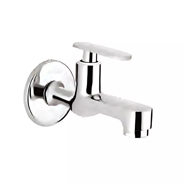 Somany Bib Cock Long Body Signature Collection Elara Series Chrome Finish Wall Mount, 272211240251