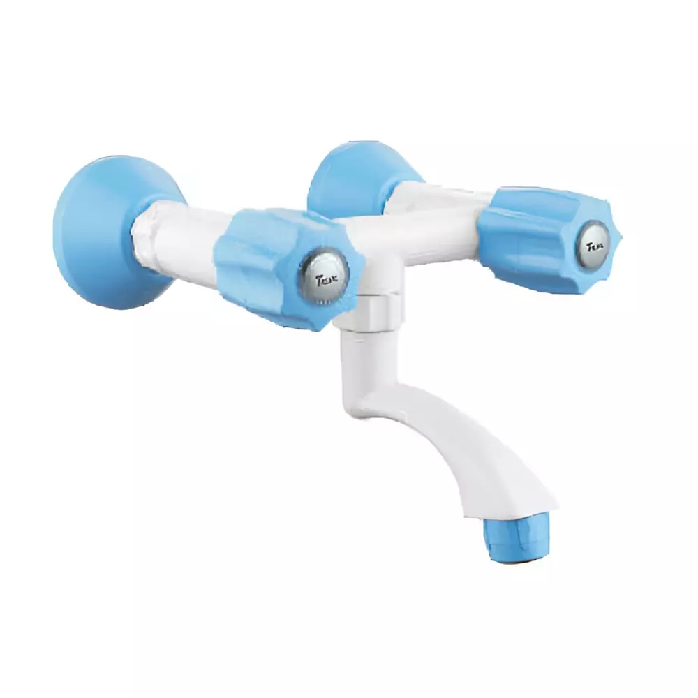 TRIJAL Lion Wall Mixer White, Blue, LIO-115 (Pack of 12)