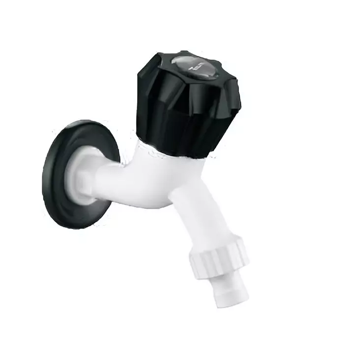 TRIJAL Angel Elite Washing Machine Tap with Flange White, Charcoal, AGE-120 (Pack of 48)