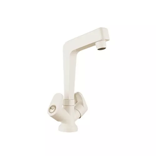TRIJAL Rio Center Hole Basin Mixer Premium Ivory, RIO-118 (Pack of 12)