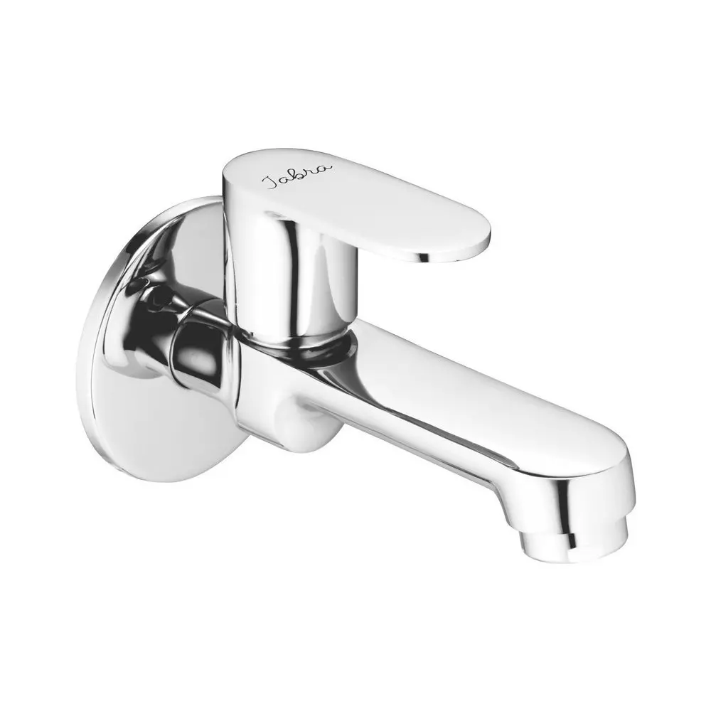 Jabra Long Body Cock Opal Series Brass Chrome Finish Wall Mount Silver