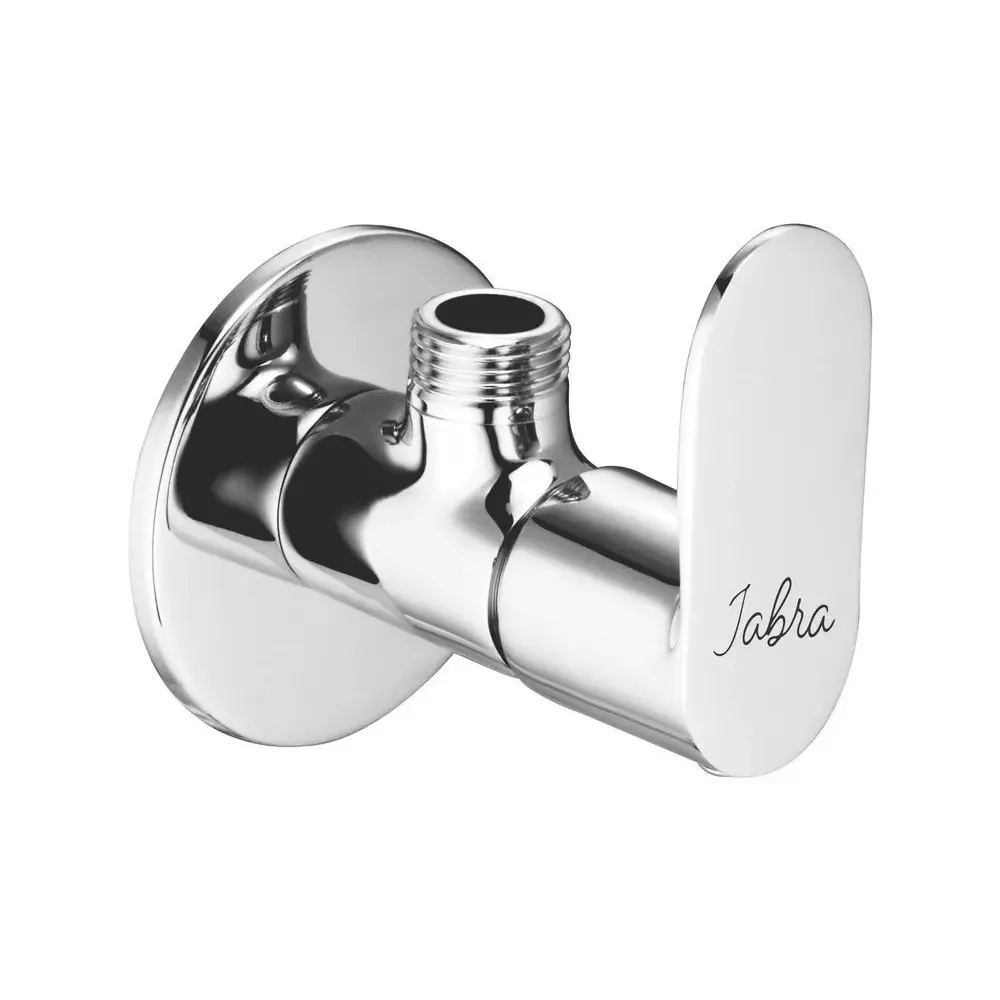 Jabra Angle Cock (M) Opal Series Brass Chrome Finish Wall Mount Silver
