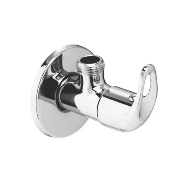 Jabra Angle Cock (L) Cosmo Series Brass Chrome Finish Wall Mount Silver